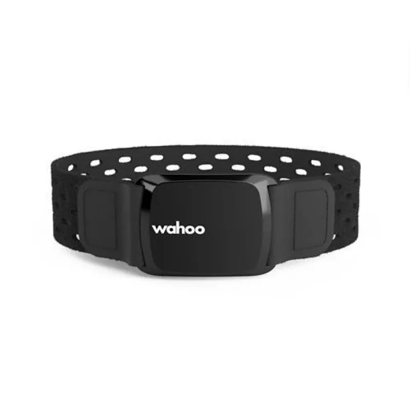 Wahoo TICKR FIT riešinio širdies ritmo monitorius – Bluetooth/ANT+, optinis, IPX7, 30h baterija, juoda