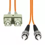 Dupleksinis daugiamodis šviesolaidinis kabelis ProXtend FO-SCSTOM1D-005 OM1 SC–ST UPC, 5 m