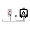 Termostatas DELOCK 66824, plastikinis korpusas, IP20, 30 W, 250 V, 10 A, 43×60×33 mm, pilkai raudonas
