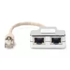 Pataisos laido adapteris Digitus CAT 5e ekranuotas 1:1