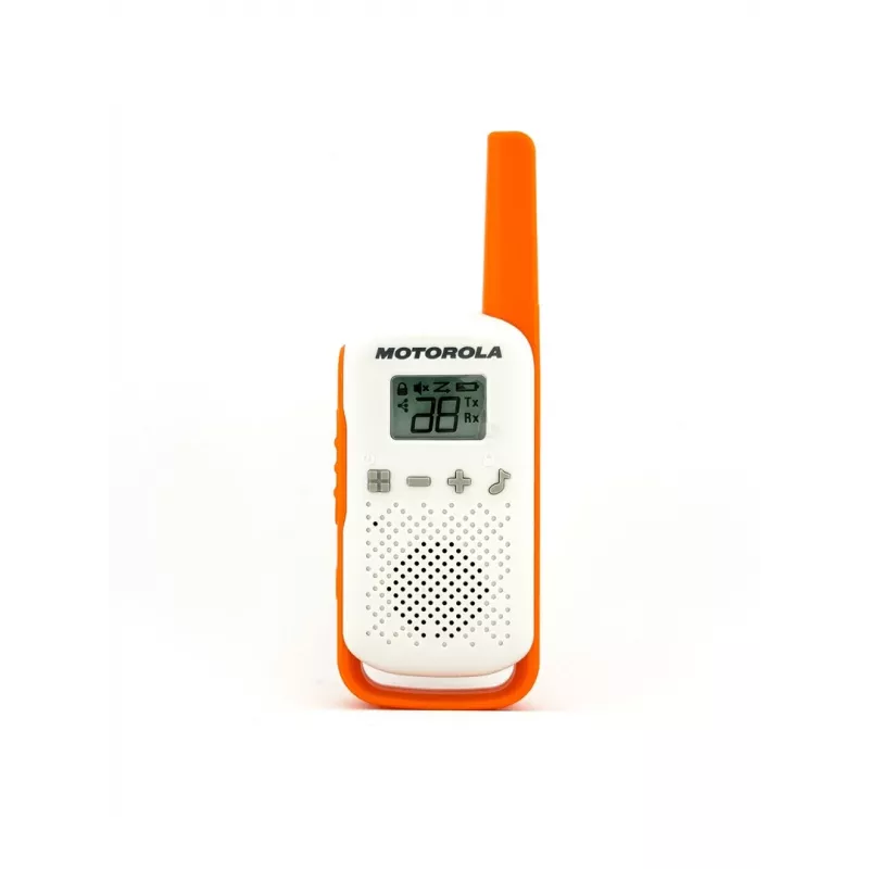 Motorola Talkabout T42 - racija, 2 vnt. pakuotė (oranžinė-mėlyna)