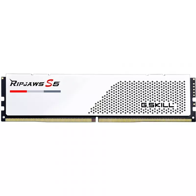 DIMM 32 GB DDR5-6000 (2x 16 GB) Dual-Kit, Arbeitsspeicher weiß, F5-6000J3040F16GX2-RS5W, Ripjaws S5, INTEL XMP