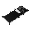 Nešiojamojo kompiuterio baterija Green Cell, skirta ASUS A555 F555 K555 R556 X555, LiPo 4000 mAh, 7,6 V, 4 elementai, juoda