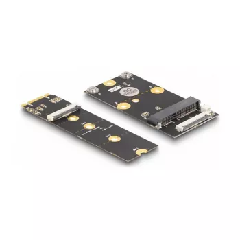 DeLOCK Converter M.2 Key B+M (vyriškas) į Mini PCIe lizdą su lanksčiu kabeliu