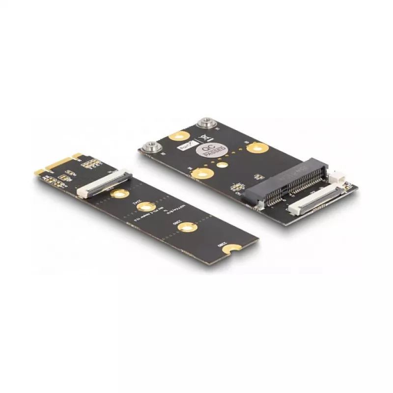 DeLOCK Converter M.2 Key B+M (vyriškas) į Mini PCIe lizdą su lanksčiu kabeliu