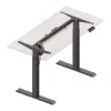 Ergo Office ER-433 reguliuojamo aukščio elektrinis darbo stalo rėmas, pilkas, iki 123 cm, 80 kg – be stalviršio, stovimam ir sėdimam darbui