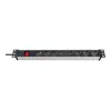 Maitinimo juosta Brennenstuhl Premium-Line Technic Alu 19 inch 1U 8 lizdų