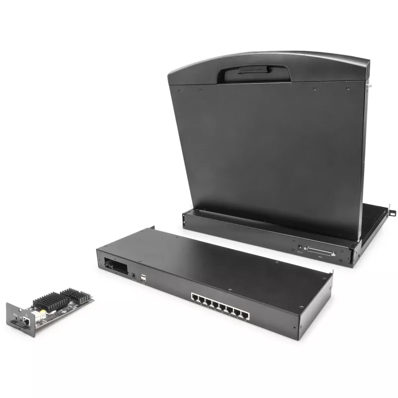 DIGITUS Professional DS-72216 - KVM jungiklis - 16 KVM prievadų - montuojamas į stelažą (DS-72216)