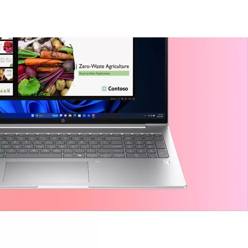 HP ProBook 4 G1i Ultra 7 255H 16.0 inch WUXGA IPS 300 nitų matinis 24 GB DDR5 5600 SSD 512 GB Arc kamera 1080p 56 Wh W11Pro Pike sidabrinis aliuminis 3 metų OnSite