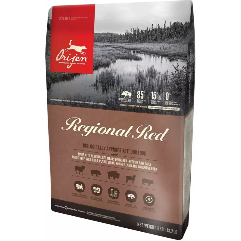 ORIJEN Regional Red sausas šunų maistas - 6kg