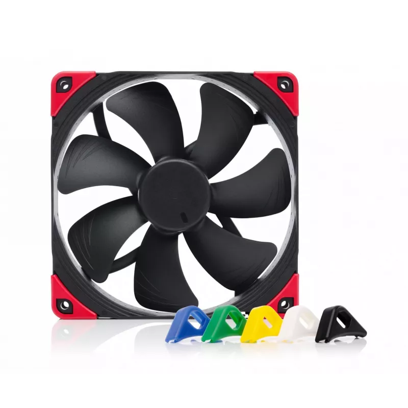 140 mm korpuso ventiliatorius Noctua NF-A14 PWM chromax.black.swap, 12V, 300–1500 RPM, PWM, 140,2 m³/h, 24,6 dB