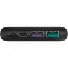 Greičio įkrovimo Powerbank 10.000 mAh (juodas, USB-C PD, QC 3.0, 10.000 mAh)