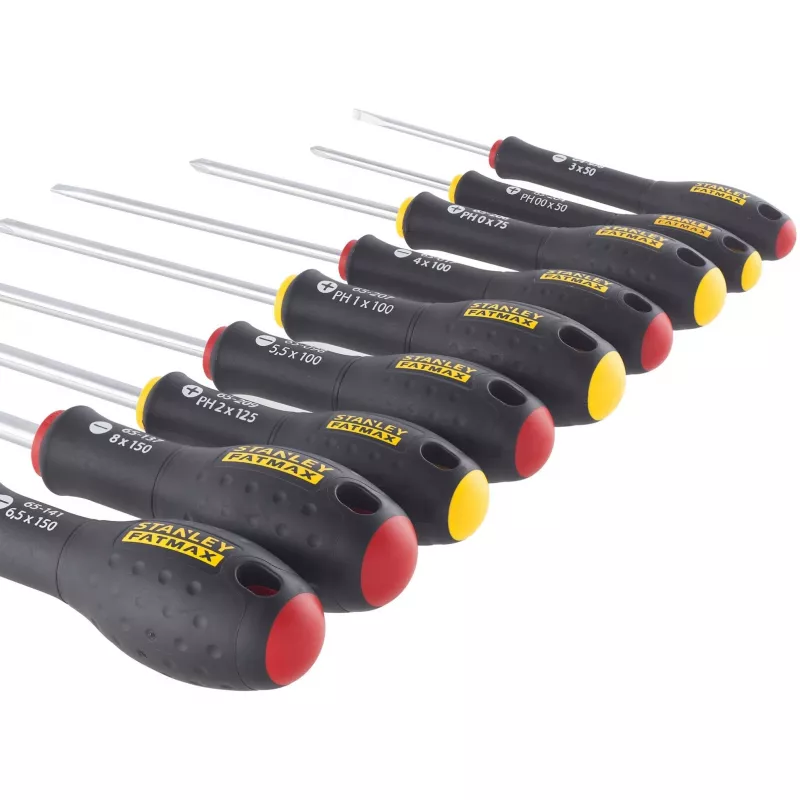Atsuktuvų rinkinys STANLEY FATMAX FMHT65439-0 – tiesūs atsuktuvai, įvairių dydžių