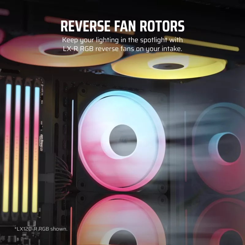 Ventiliatorius Corsair iCUE LINK LX140-R RGB