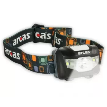 Arcas ARC5 priekinis žibintas su 1 LED ir 2 prožektoriaus LED, 5 W, 160 lm, 4+3 šviesos režimai
