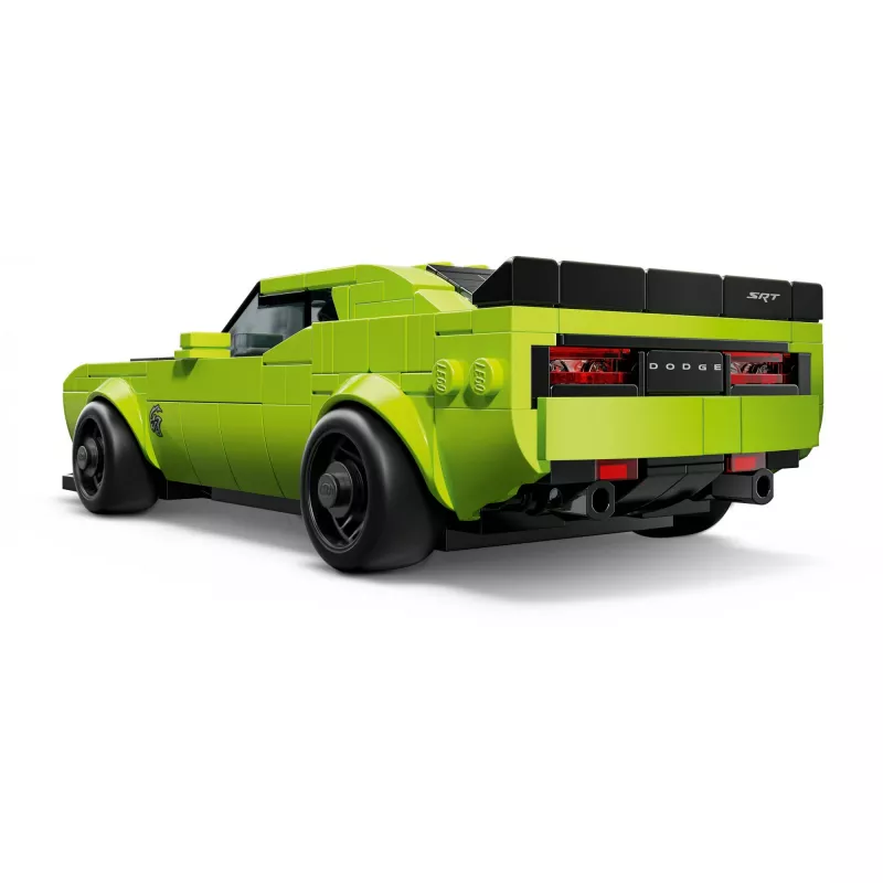 Konstrukcinis automobilis LEGO Speed Champions Dodge Challenger SRT Hellcat 77237 — 390 dalių, 1 minifigūrėlė, nuo 9 metų
