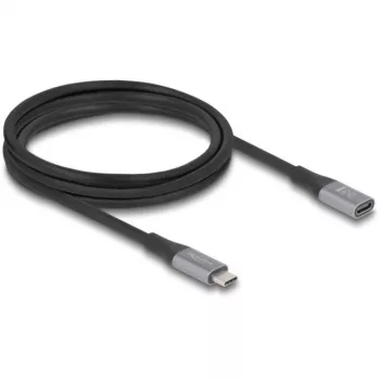 DeLOCK USB4 Gen 2x2 laidas USB-C 2 m, juodai pilkas, 81202