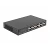 Nevaldomas jungiklis LANBERG RSGE-24 — 24× Gigabit Ethernet 1U, montuojamas į stelažą, juodas