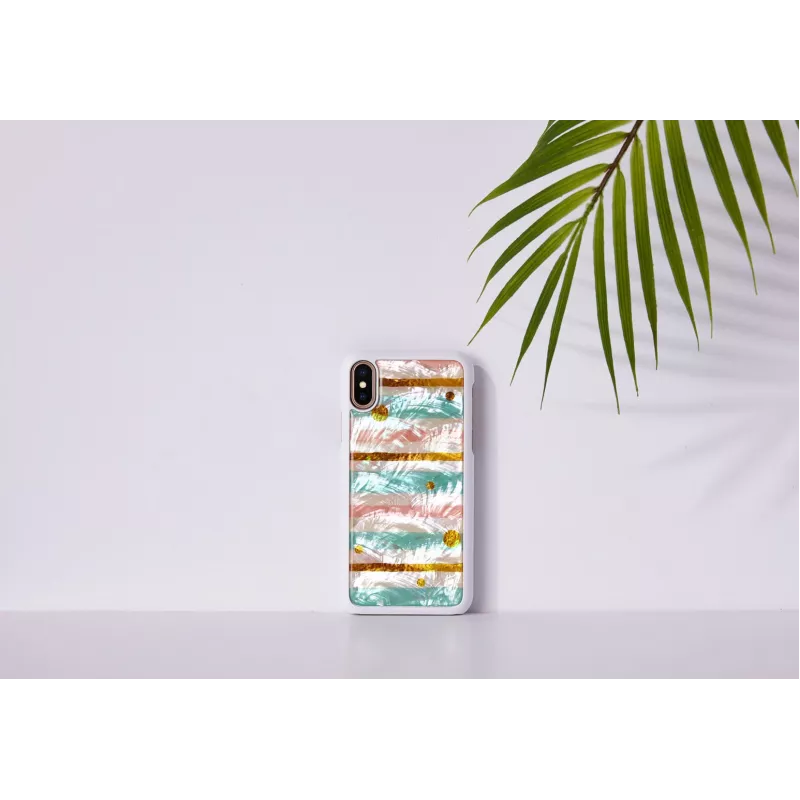 Mobiliojo telefono dėklas iKins, skirtas iPhone XS / iPhone XS Max — pop mint black