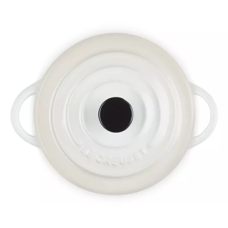 Le Creuset 71901107160100 Mini puodas, 0,25 L, Baltas