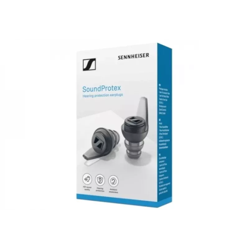 Sennheiser SoundProtex – Apsauginės ausų kištukai su 3 tipų akustiniais filtrais