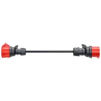 Adapteris Gemini flex 11 kW, CEE raudonas trifazis 16A > CEE raudonas 32A (juodas, 30 cm)