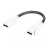 Digitus HDMI 2.0 Keystone modulis su 12 cm kabeliu (Moteris/Moteris)