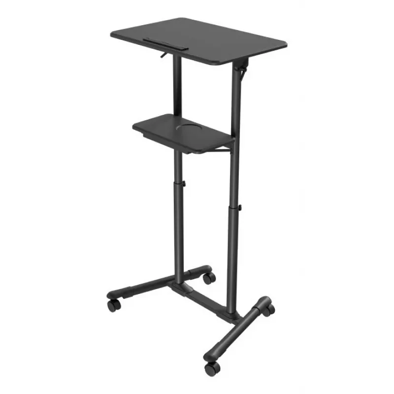 Stovas stovimam darbui Gembird TVS-DESK-01-BK Juodas 20 kg 1110-1345 mm