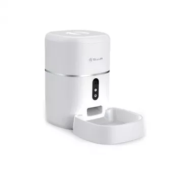 Automatinis šėrimo įrenginys gyvūnams Tellur TLL331461 su UltraHD kamera, 4 l, baltas