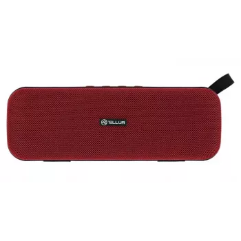 Nešiojamas garsiakalbis Tellur Bluetooth Speaker Loop 10W Raudonas
