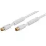 Wentronic 67277 Koaksialinis kabelis baltas