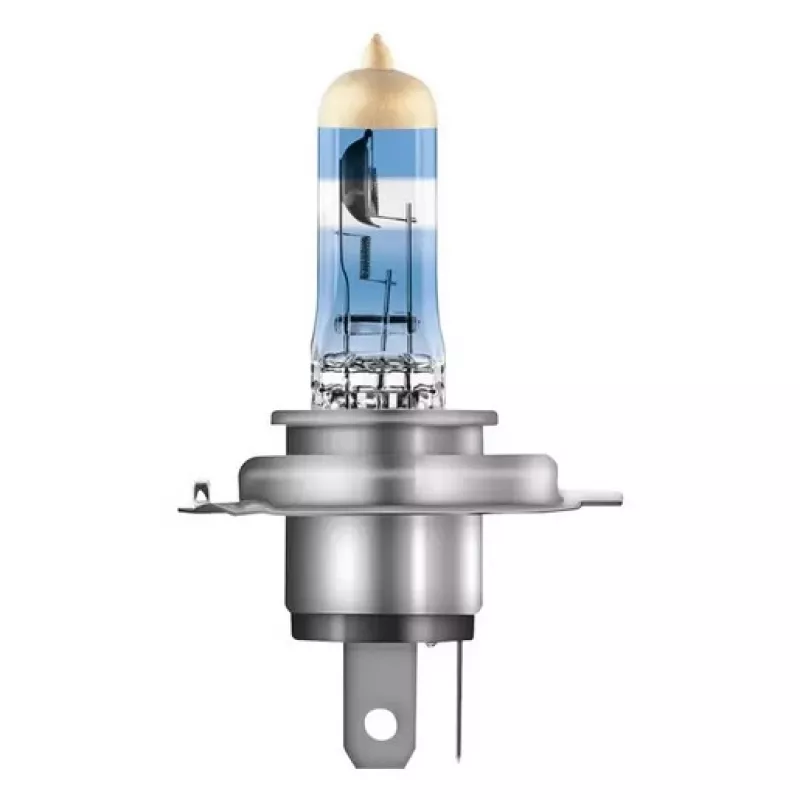Halogeninis priekinio žibinto lemputės rinkinys Osram NIGHT BREAKER 220 H4 — dviejų lempučių pakuotė, 12V 60/55W