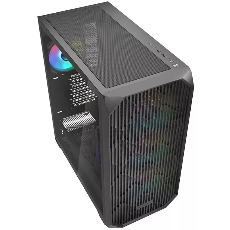 Sharkoon AK3 RGB Midi Tower Juoda