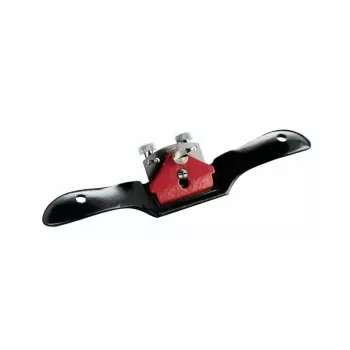 Spokeshave Stanley 151 išgaubtu peiliuku, juoda rankena, 5,5 cm ašmenų plotis