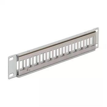 Patch Panel DeLOCK 43327 12x Keystone 1U pilkas 10 inch