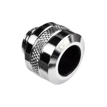 Alphacool 17470 – žalvarinis chromuotas PC vandens aušinimo jungtis, aukštis 20 mm, svoris 23 g