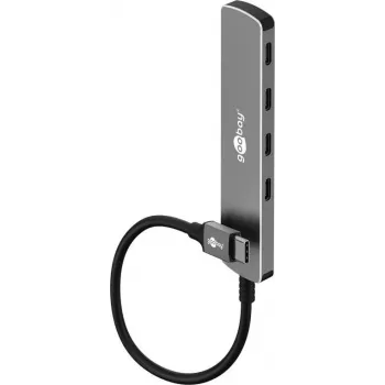 Goobay Slim 4-Port USB-Hub USB-C į 5 Gbit/s – USB 3.2 kištukas > 4x (79160)
