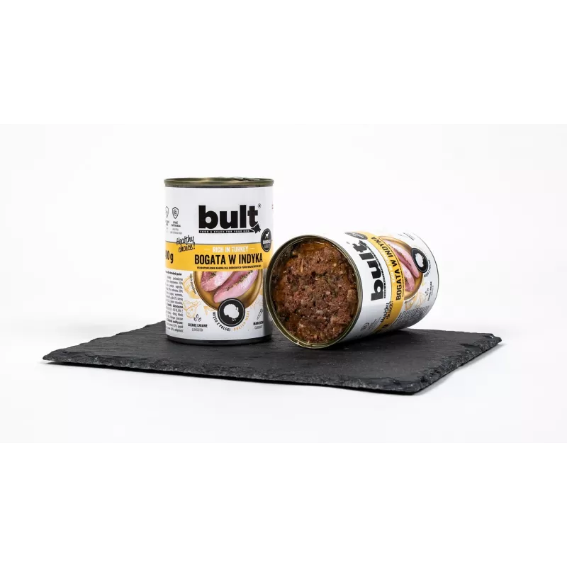 BULT Rich in turkey - Šlapias šunų maistas - 800 g