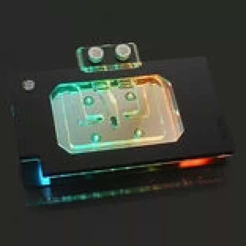 Vandens blokas radiatorius BitsPower NEBULA V2 TUF Gaming RTX 5090, ARGB, akrilinis, juodas
