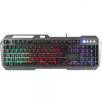 Speedlink Gaming Keyboard LUNERA Metal Rainbow, juoda, mažmeninė
