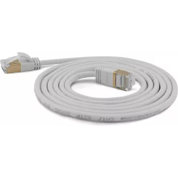 Wantec itin plonas Cat.7 Raw Cable SSTP Patch laidas - 1,5 m - Cat.7 - S/FTP (S-STP) - RJ-45 - RJ-45 - Pilkas (7188)