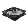 120 mm ventiliatorius DeepCool RF120W — 1300 RPM, 1,32 mmH2O, peršviečiamas juodas