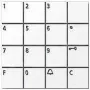 Siedle COM 611-02 W - Klaviatūra - Balta - Siedle - 140 mA - 99 mm - 27 mm (200036516-00)