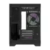 Darkflash FT418 kompiuterio korpusas + 6 aRGB ventiliatoriai (juodas)