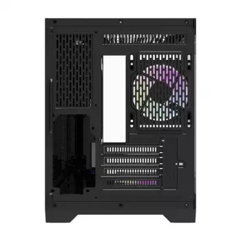 Darkflash FT418 kompiuterio korpusas + 6 aRGB ventiliatoriai (juodas)