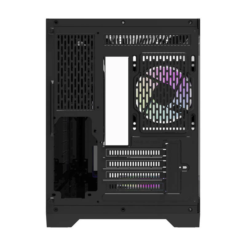 Darkflash FT418 kompiuterio korpusas + 6 aRGB ventiliatoriai (juodas)
