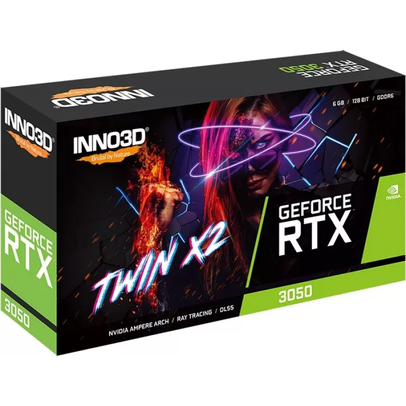 Vaizdo plokštė Inno3D GeForce RTX 3050 6 GB GDDR6