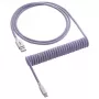 CableMod Classic Coiled CM-CKCA-CW-PW150PW-R klaviatūros kabelis spiralės formos, USB-C ir USB-A, 150 cm, Rum Raisin