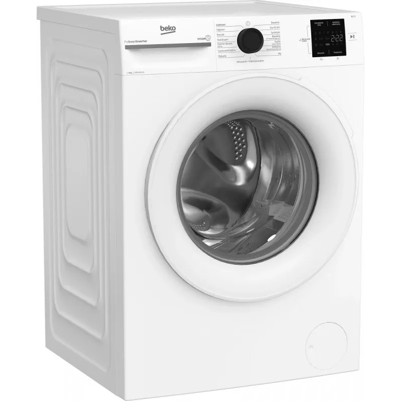 BEKO BM1WFU38225WW skalbyklė b100 8 kg 1200 aps/min AquaWave balta