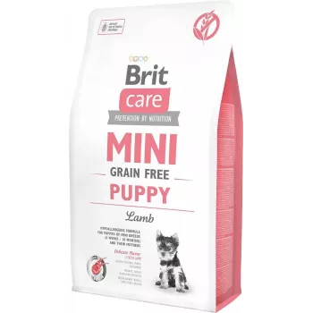 Brit Care Mini Grain-Free Puppy Ėriena 2 kg – sausas ėdalas mažų veislių šuniukams